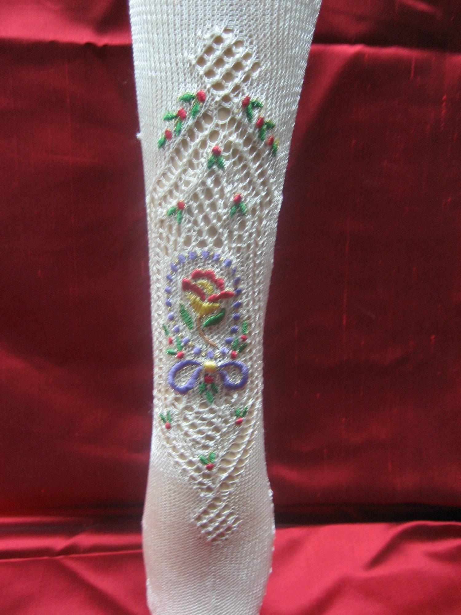 Rosa · calcetines artesanales · vista 1